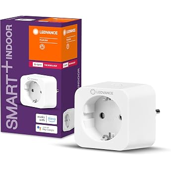 LEDVANCE Smart+ Plug ZigBee Switchable Socket for Light Control in Your Smart Home Directly Compatible with Echo Plus and Echo Show 2nd Generation Compatible with Philips Hue Bridge