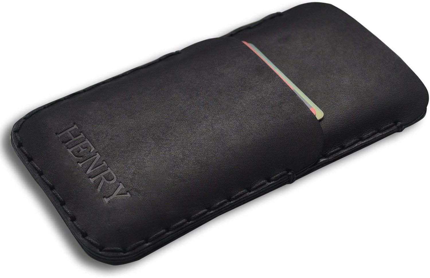 Personalized Leather Case for Samsung Galaxy, Hand Stitched Sleeve