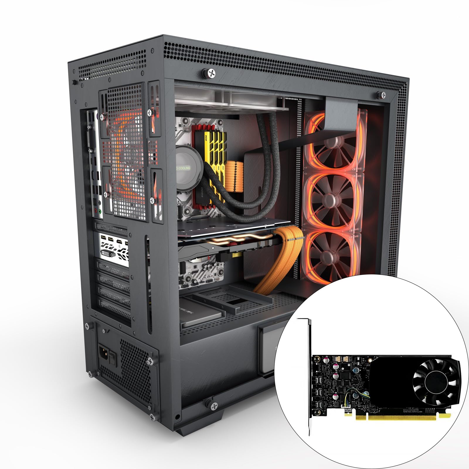 P600 Entry Levels Scheda grafica professionale 2GB GDDR5 VRAM per software di progettazione a bassa potenza e fattore di forma GPU