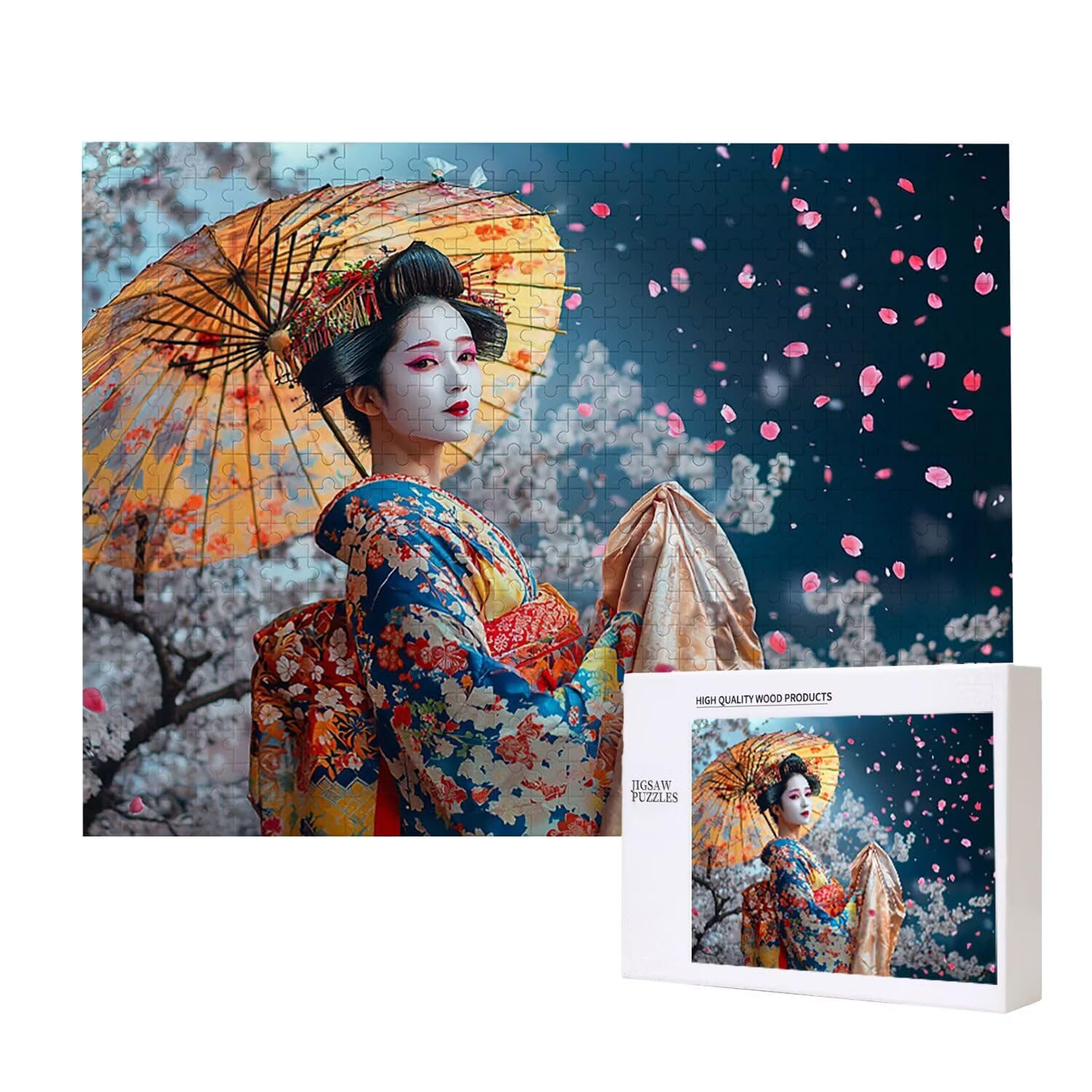Geisha Donna - Puzzle 6000 Pezzi per Adulti - Puzzle fai da te, Intrattenimento Creativo, Arte Moderna, Puzzle Classico per Adulti e Ragazzi dai 12 anni, Idea Regalo Uomo e Donna 179x105cm a-891