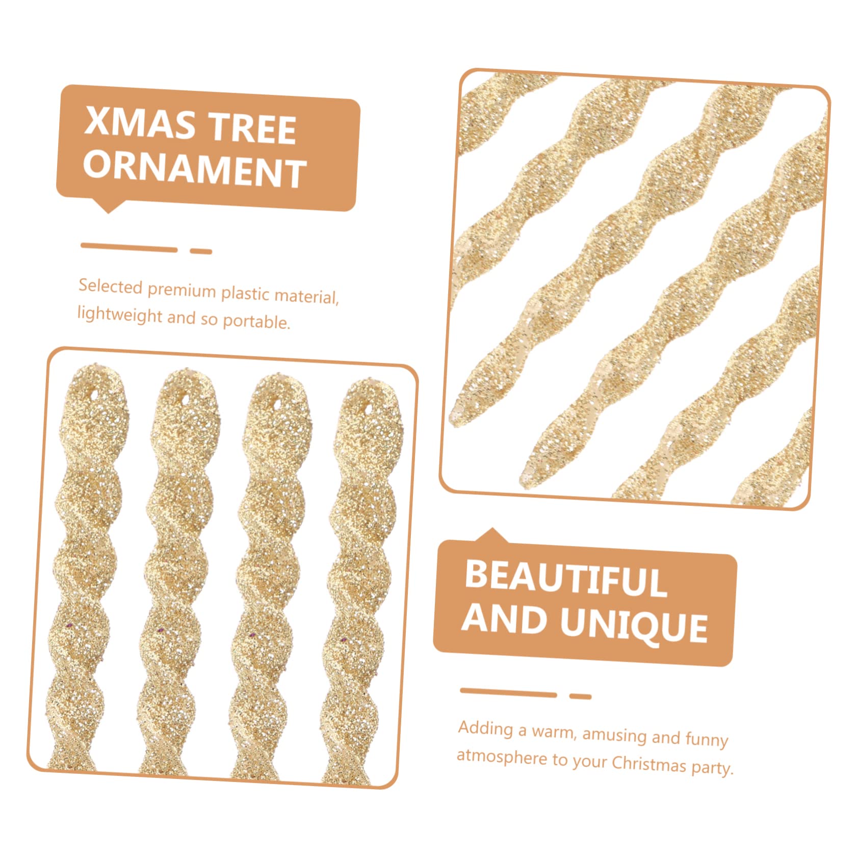 TOPBATHY 120 STK Zwiebel- - -Schnee-Nadel Weihnachtsbaum-eiszapfen-anhänger Christbaumschmuck Weihnachts-eiszapfen Ornament Eiszapfen-Ornamente Weihnachtsbaumschmuck Plastik