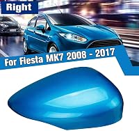Micvtve Visszapillantó Tükör Burkolat Ford Fiesta MK7 2008-2017 Kék Színű Csere Fedél Autóalkatrész 5