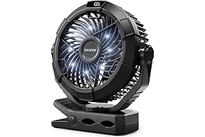 Gaiatop Electric Fan Portable - Illuminate Your Nights with a Luminous Companion