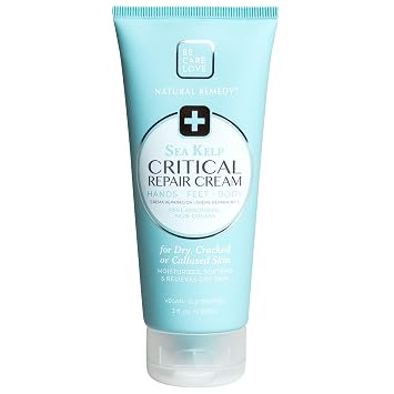 Be Care Love Working Hands Cream for Dry Cracked Hands, Sea Kelp Hand Cream | Cream with Shea Butter & Arnica, Fast Absorbing Non-Greasy Moisturizer for Hands, Feet & Body, Made in USA, 3 fl oz