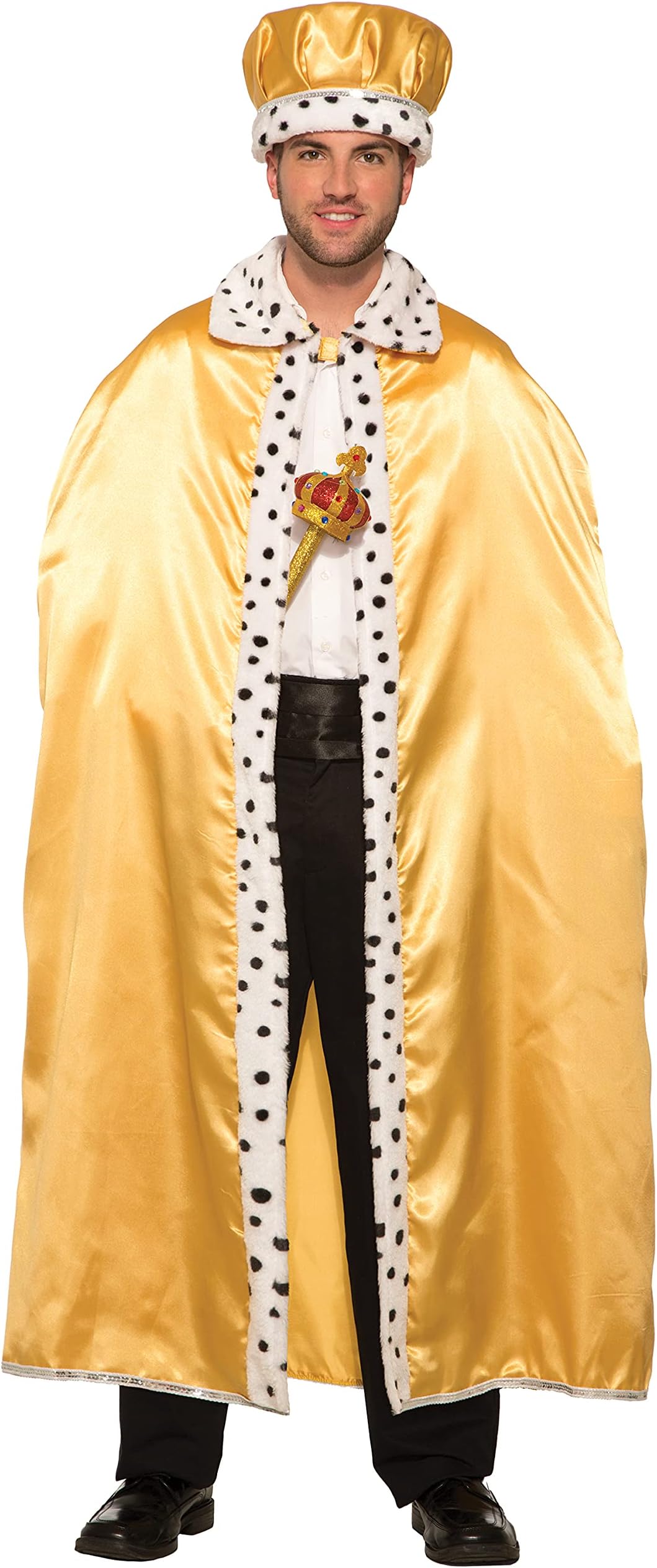 Rubie's Adult Forum Royal Costume Cape, Gold, One Size
