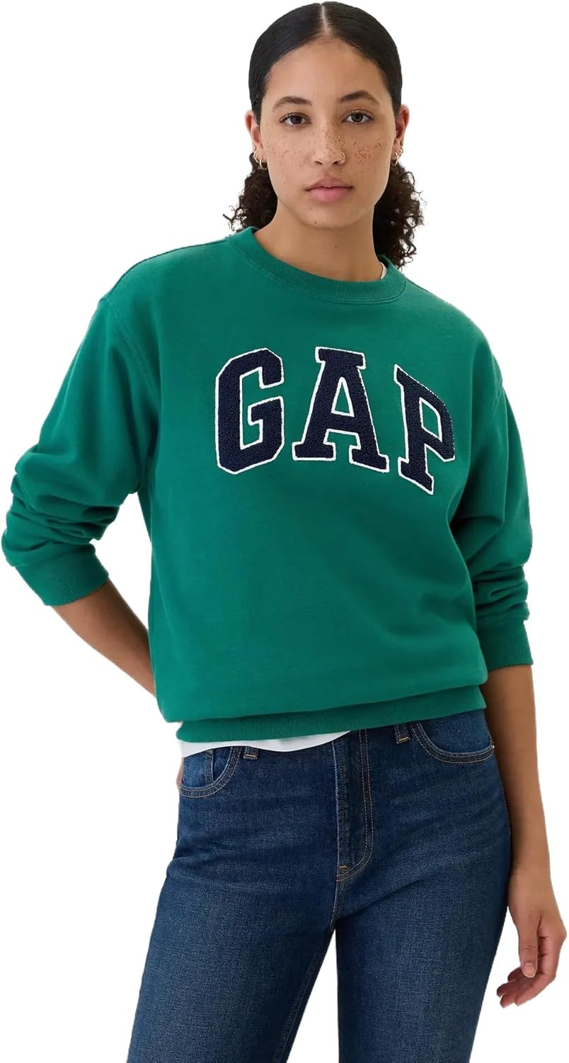 GAP Womens Heritage Crew Neck T-Shirt Balsam Green XS at Amazon Women's  Clothing store