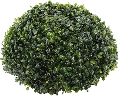 Garneck Bola de hierba simulada Bola de hierba Decoración de pared de flores de plástico para el hogar