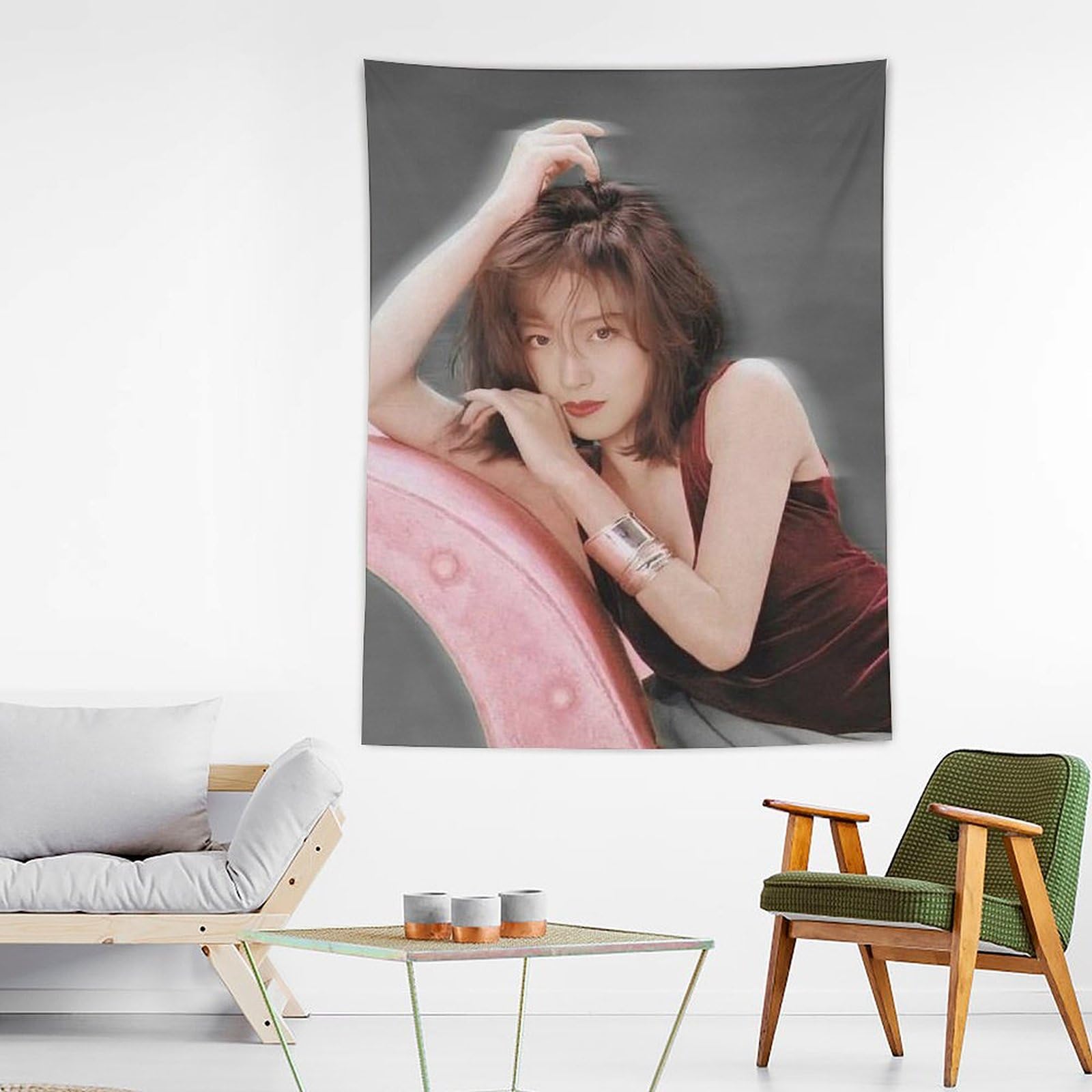 Amazon.co.jp: 中森明菜 タペストリー 吊り下げ ウォール