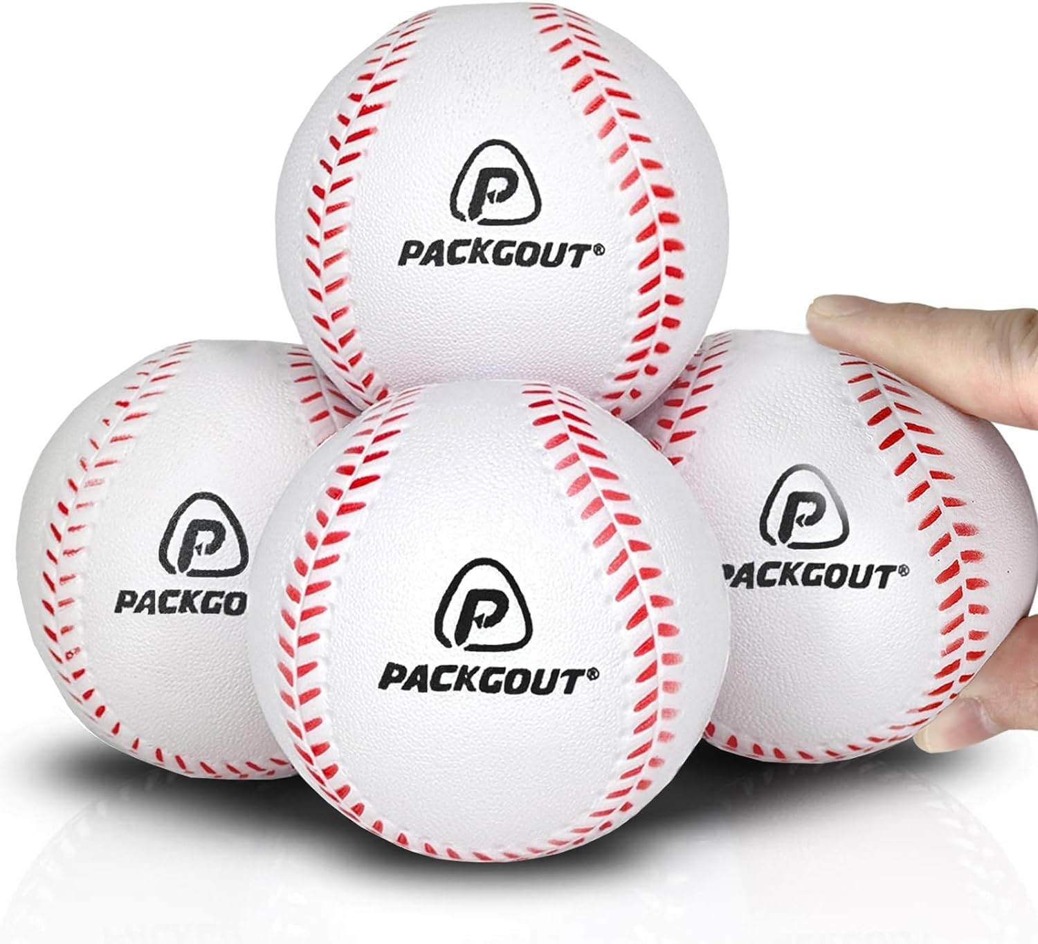 PACKGOUT Soft Foam Baseballs for Kids & Teenagers - Practice & Replacement Balls