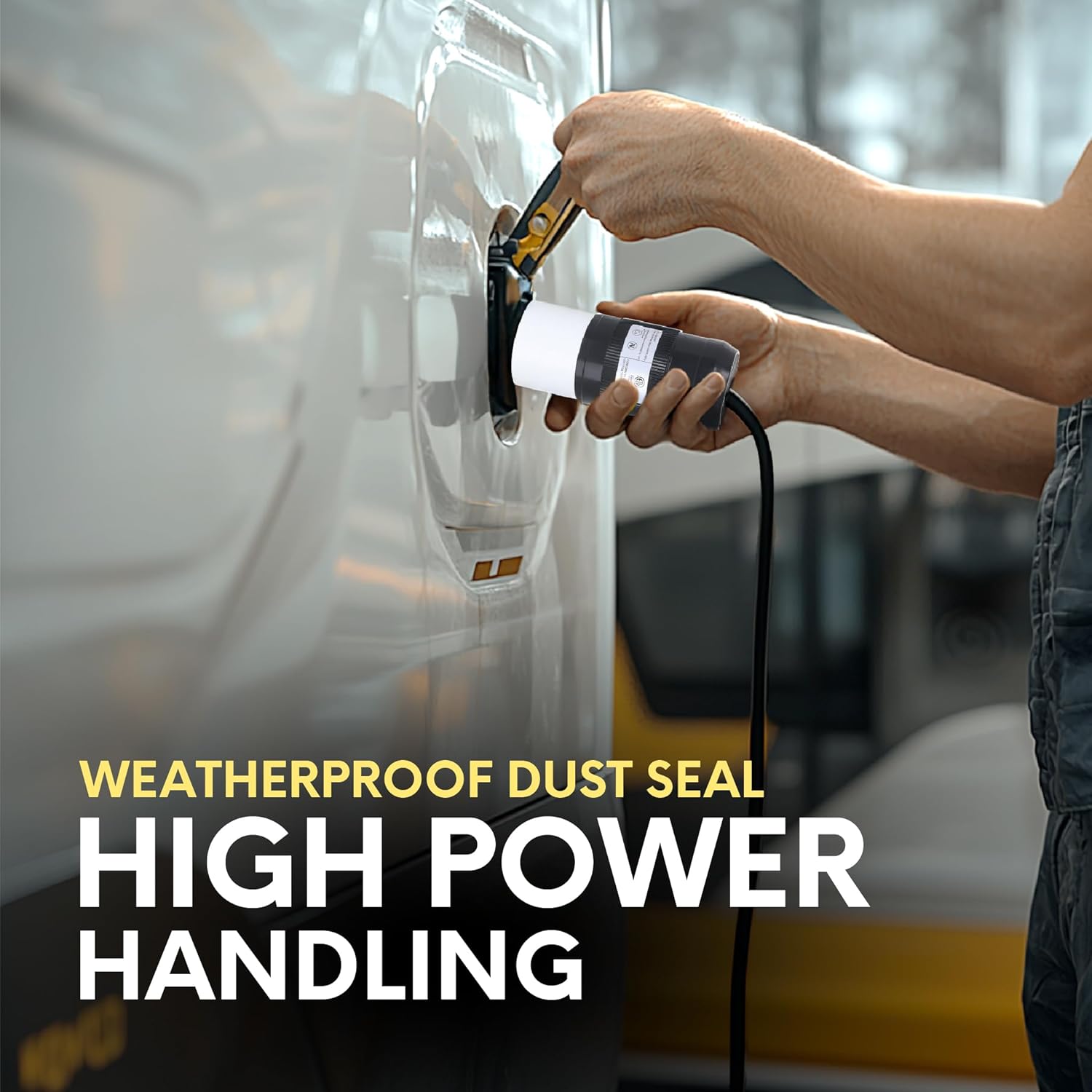 50 Amp Generator Plug (Female & Male) (2 Pack)，50 Amp Generator Connector, 125 Volt/250 Volt, CS6364 Shopcorp 50A Twist Lock RV Plug - CS6365, Twist Lock Adapter, 12500 Watts 3 Pole 4 Wire - Image 6