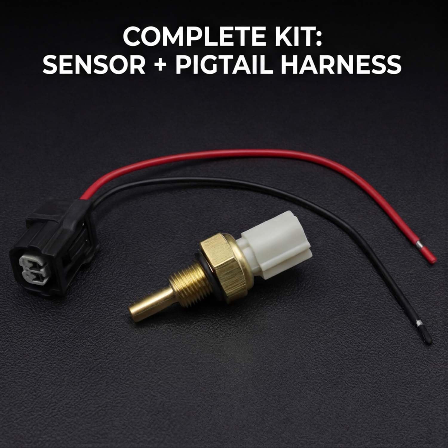 Coolant Temperature Sensor 37870-RWC-A01 Compatible with Honda Accord Civic Odyssey Pilot Ridgeline Fit Crosstour Acura MDX RDX TL RL TSX Replaces 37870-RTA-005 37870-RZA-007 SU10433 71-2741