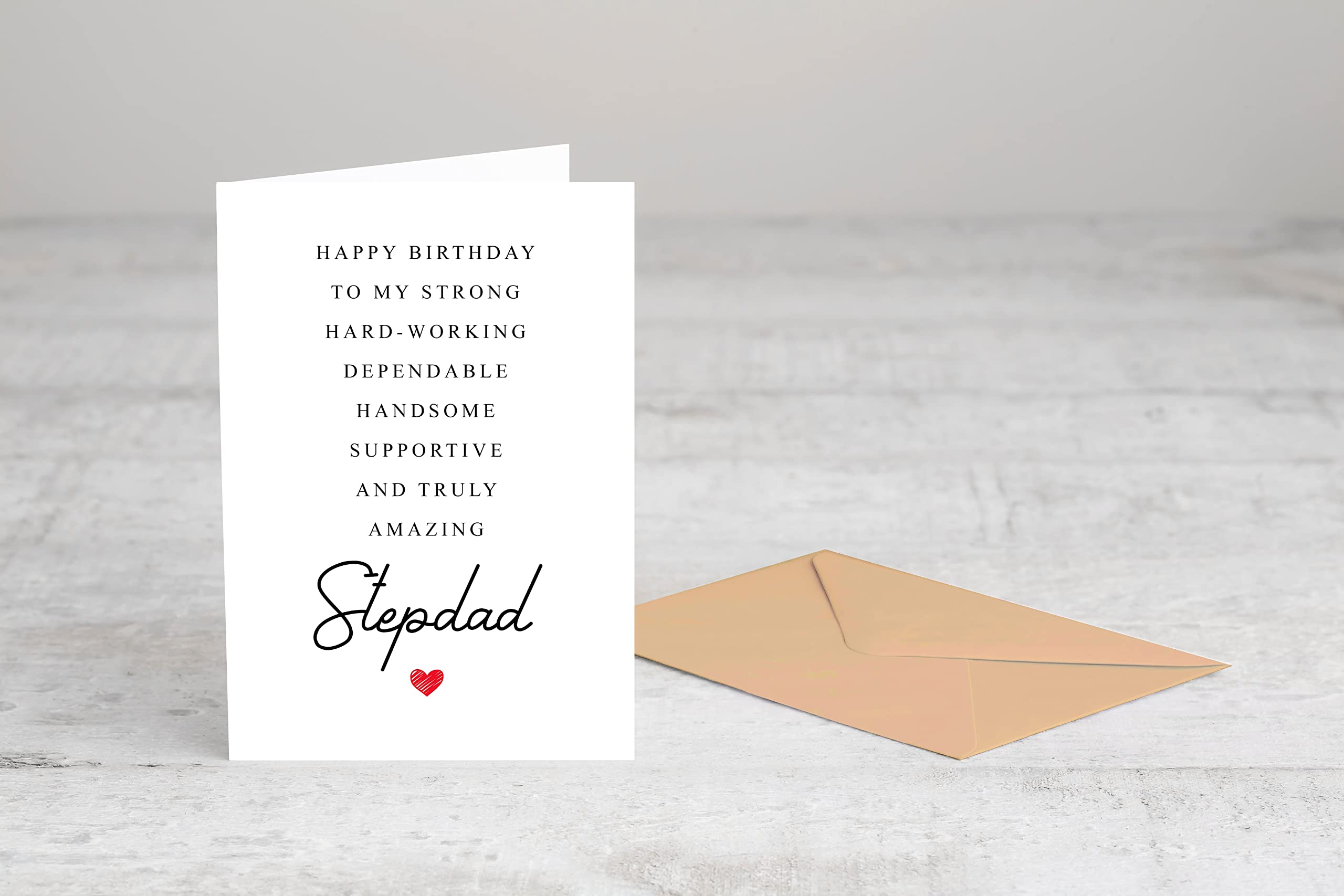 Gift For Bonus Dad Stepdad Stepfather Printable Birthday Card Digital Download Happy Birthday From Stepson Stepdaughter Father's Day Ideas - View #10
