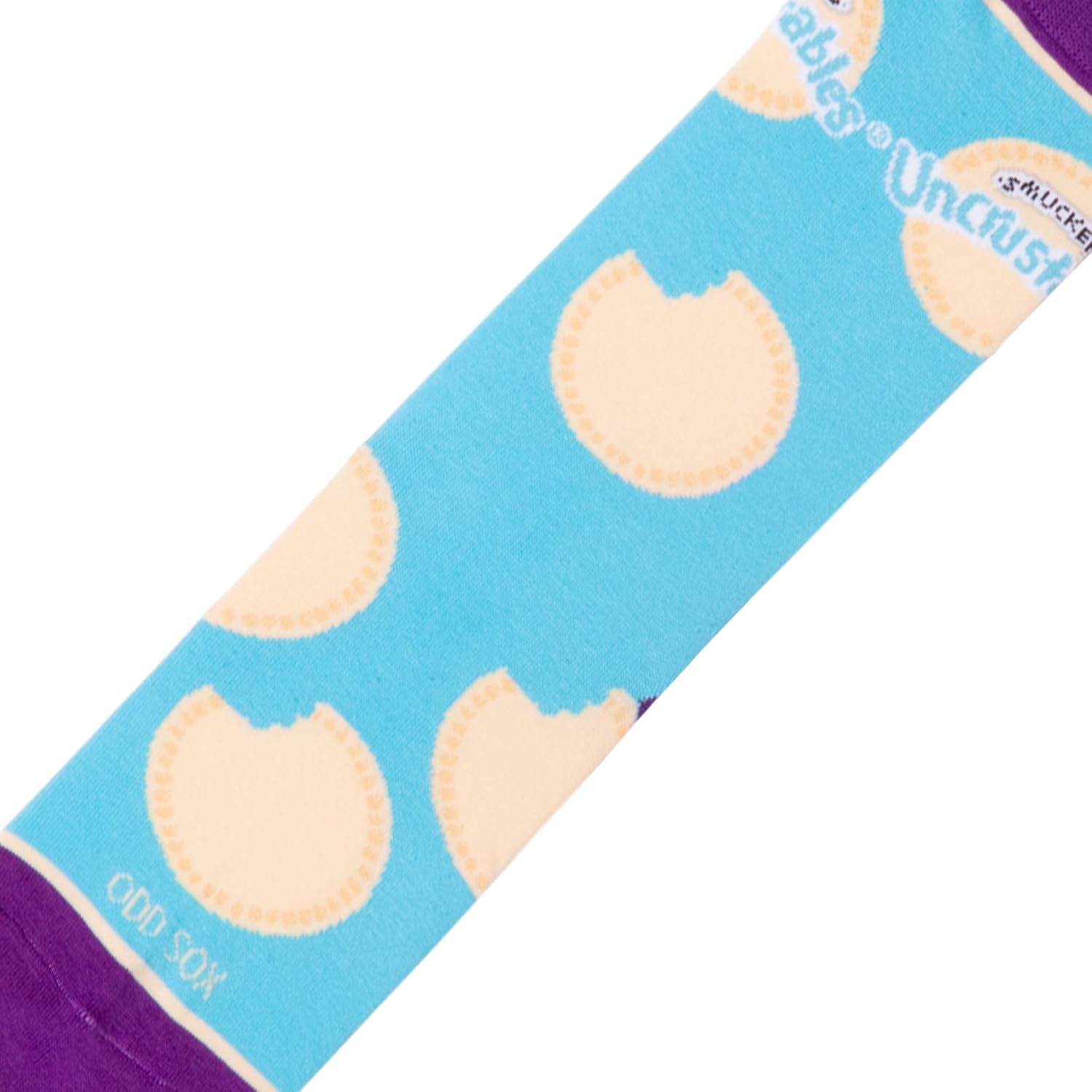 Cool Socks - Uncrustables Snack Foodie Crew Socks, Size Large image 4