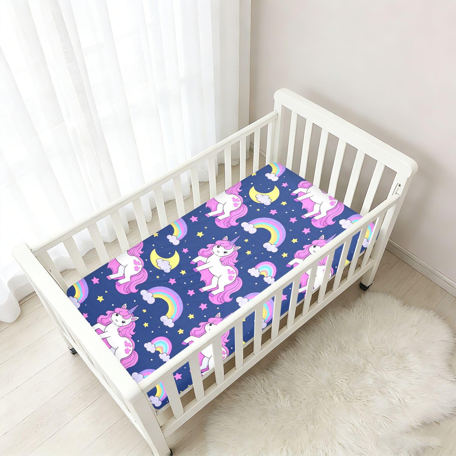 Babybettlaken für Jungen und Mädchen, Baumwolle, weich, bequem, für Kleinkinder, Dekoration, 1 Stück