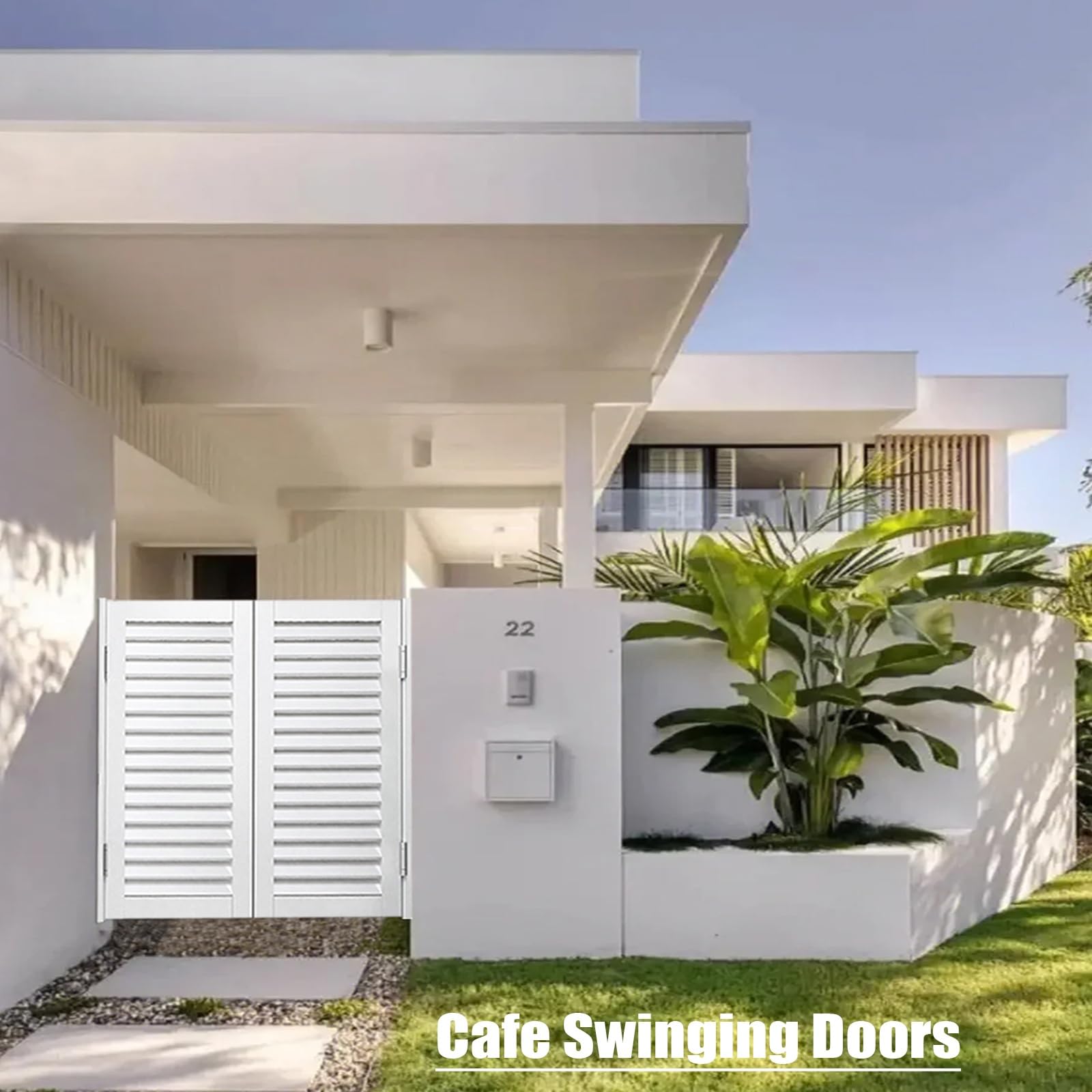 Porte Oscillanti del Caffè di Legno Solido, Porte Battente del Saloon, Porte del Caffè,Porta Divisoria ,Porta del Recinto del Giardino,con Cerniere,Personalizzabile ( Size : W75xH80cm(29.52x31.49in) )