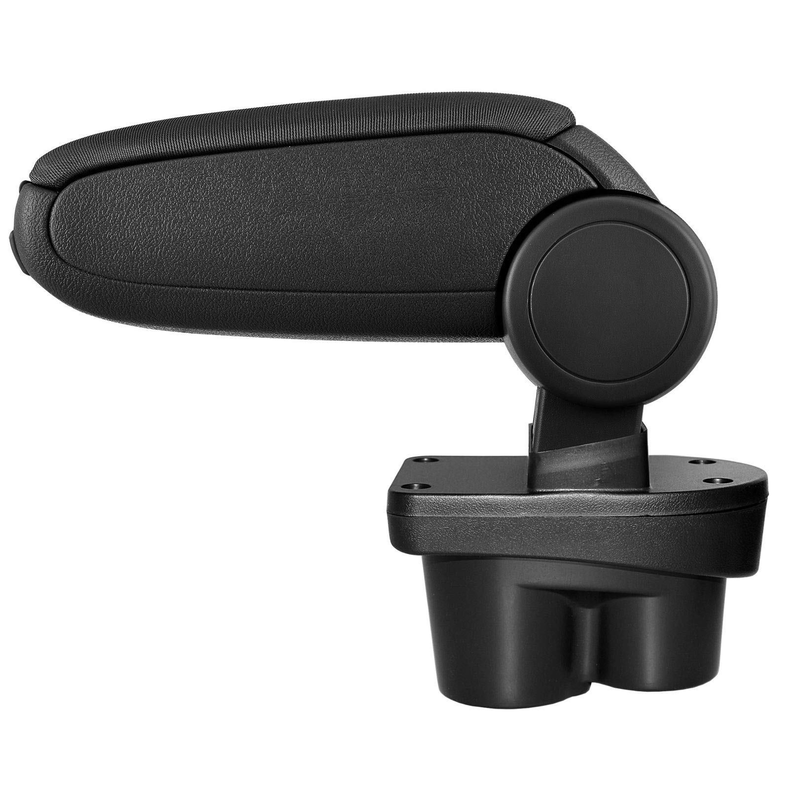 Brazo Apoyabrazos De Tela Negro Para Opel Corsa 14 - Incluye Kit De Montaje Completo