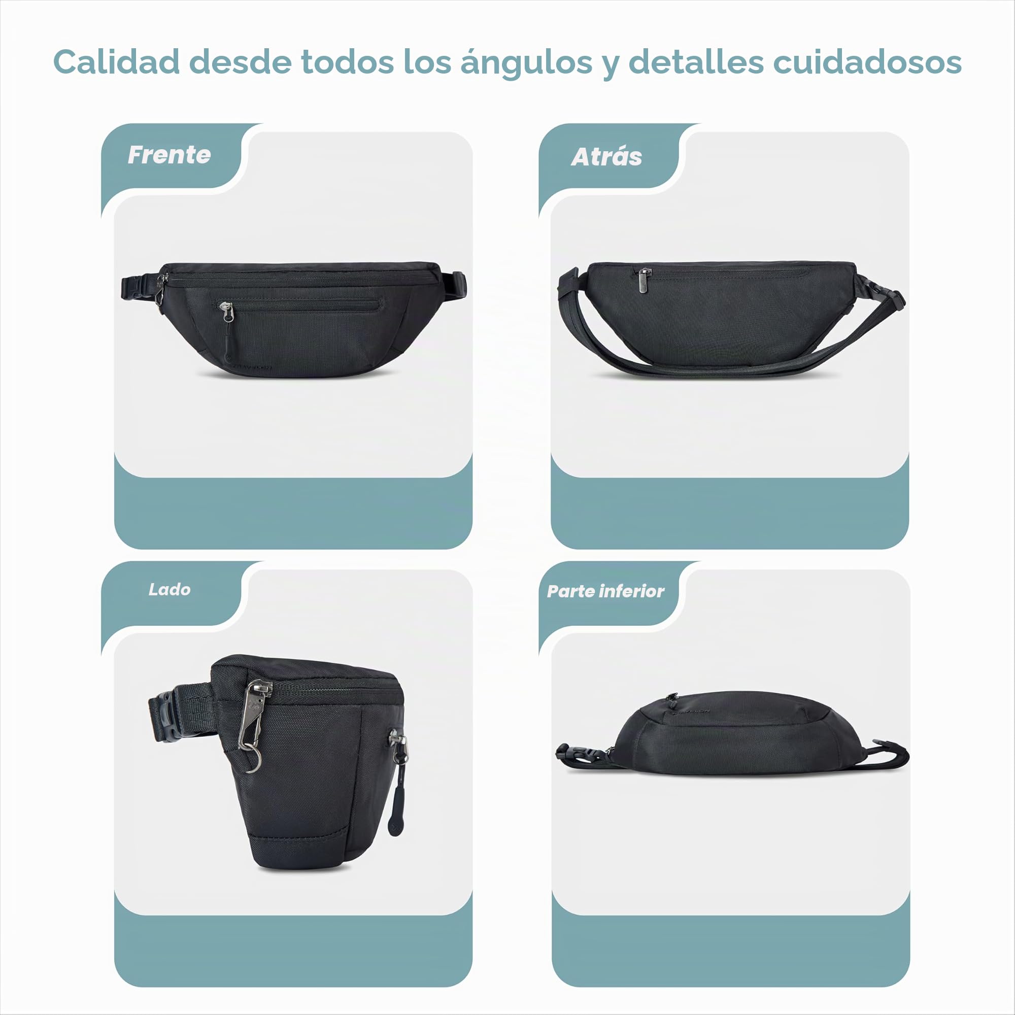 Travelon Riñonera Urbana antirrobo Unisex