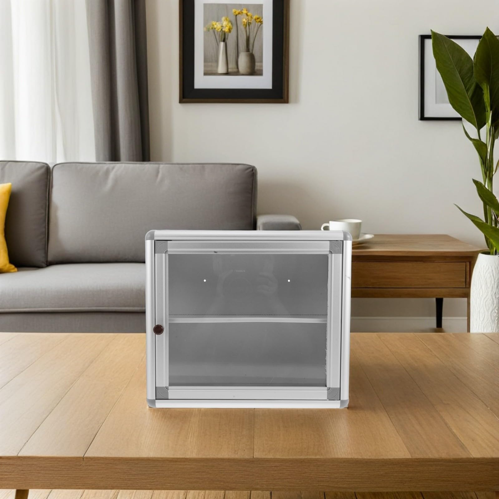 Caja de Almacenamiento Metálica para Suministros Médicos y Objetos Perdidos y Construcción Duradera Diseño Ahorrador de Espacio para Botiquín de Pared en Oficinas Públicas y Baños