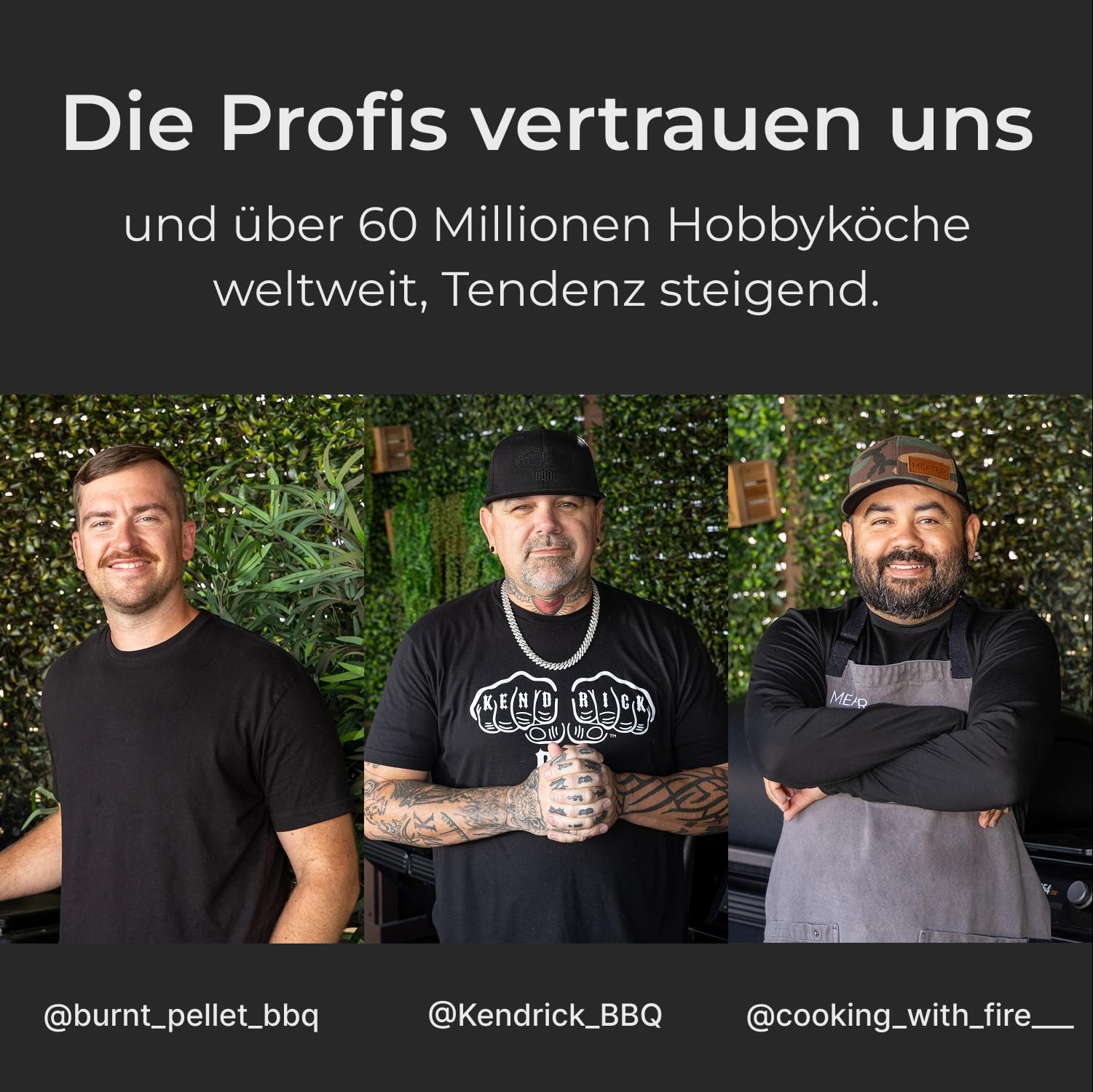 MEATER Pro Duo: Smart Meat Thermometer Digital | 550°C Hitzebeständigkeit | Große Reichweite | Zertifizierte Genauigkeit | BBQ, Ofen, Grill, Smoker, Fritteuse, Friteuse | 50+ Rezepte in App