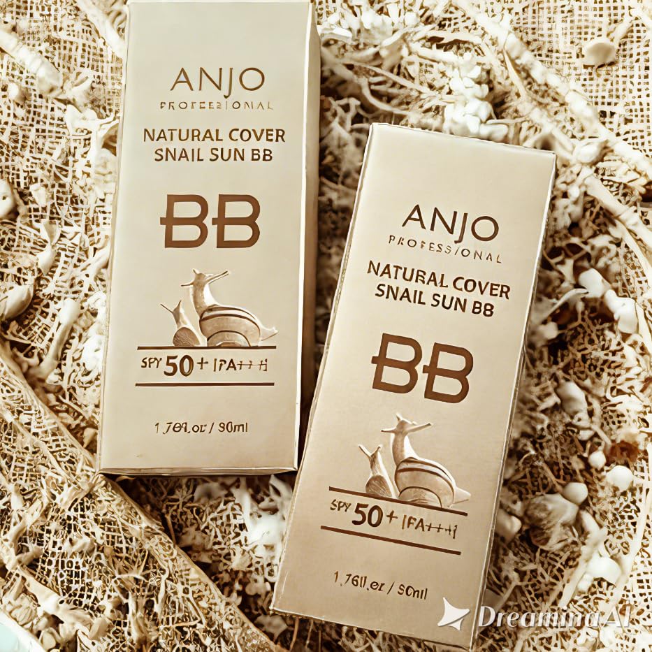 Natural Cover Snail Sun BB Cream SPF 50+PA+++ 50ml X 1EA / Makeup Base/Snail Mucus/Korean Cosmetics - Image 8