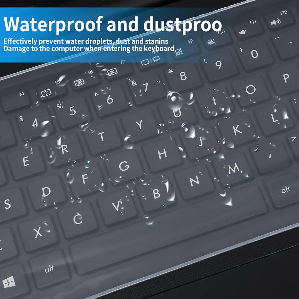 Removable Silicone Keyboard Protector Cover Skin For HP 15.6 Inch BF Desktop Laptop Keyboard Covers Gradient Keyboard Film 111024