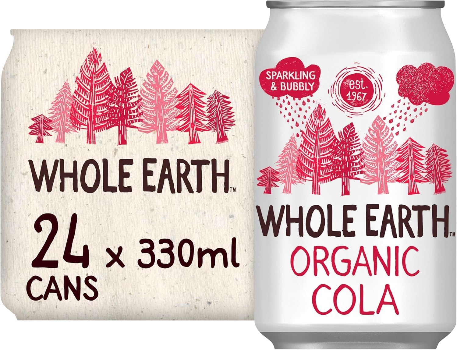 Organic Sparkling Cola, 330 ml