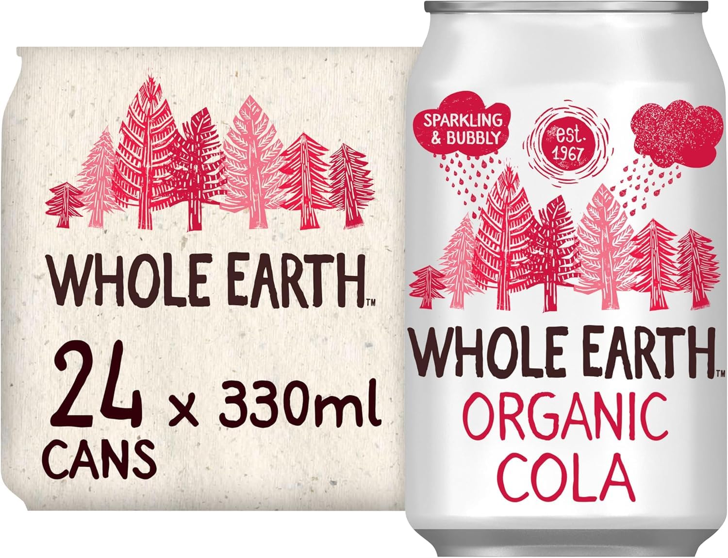 Whole EarthOrganic Sparkling Cola, 330 ml