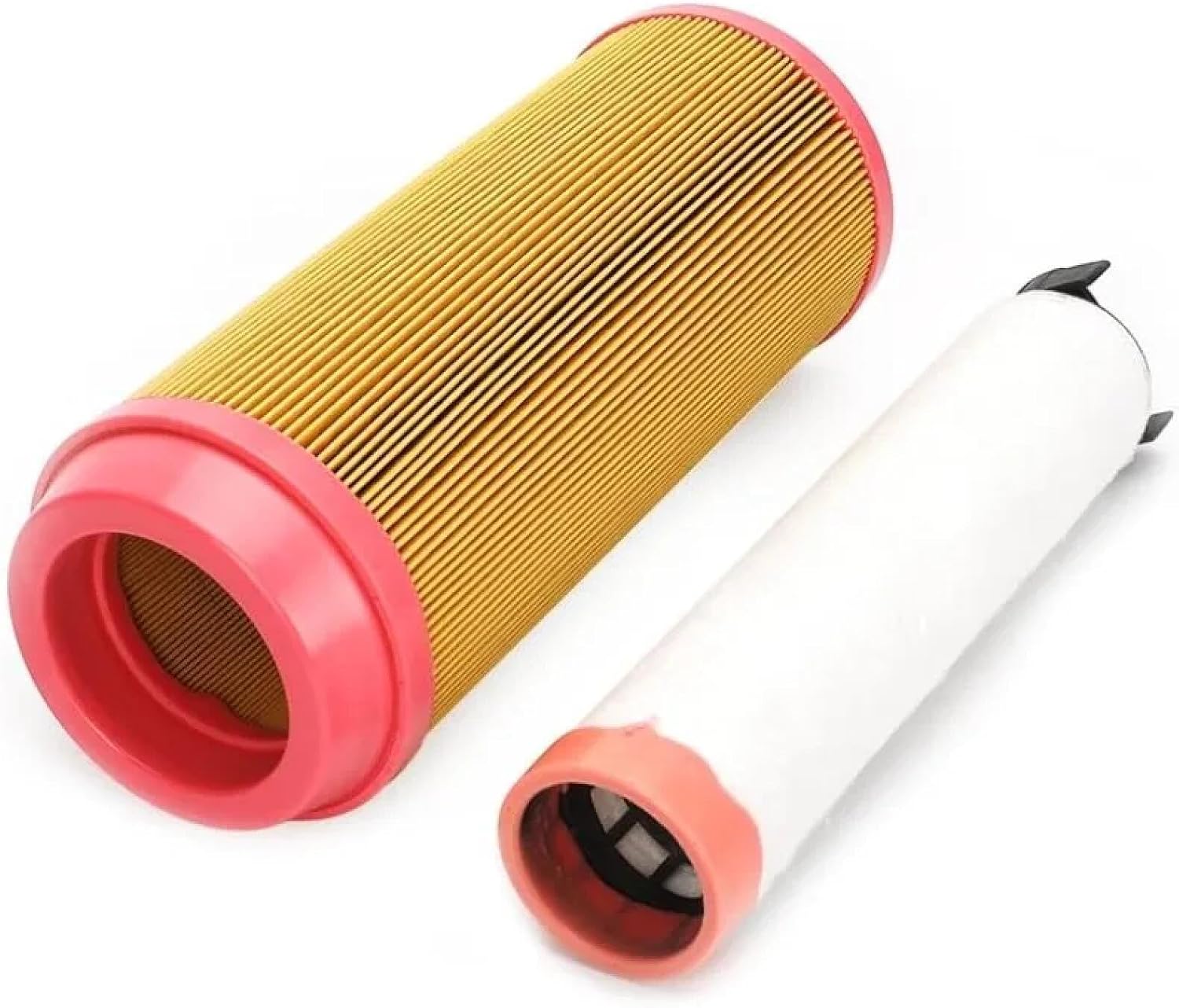 MSparts Air Filter 01319142 415-2592 415-2593 4152592 4152593 Fit for JCB 1CX 3CX 4CX Excavator Loader Construction Machinery Engine Air Intake Filter Replacement Component