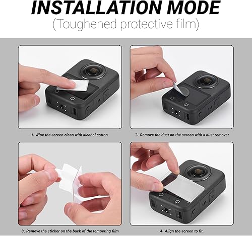 Miniatura 6 de Protector de lente compatible con DJI Osmo 360, protectores de lente transparentes para osmo 360 con protector de pantalla de lente para DJI Osmo