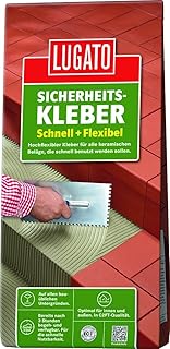 Lugato Sicherheitskleber schnell + flexibel 5 kg - Wasserfester Fliesenkleber