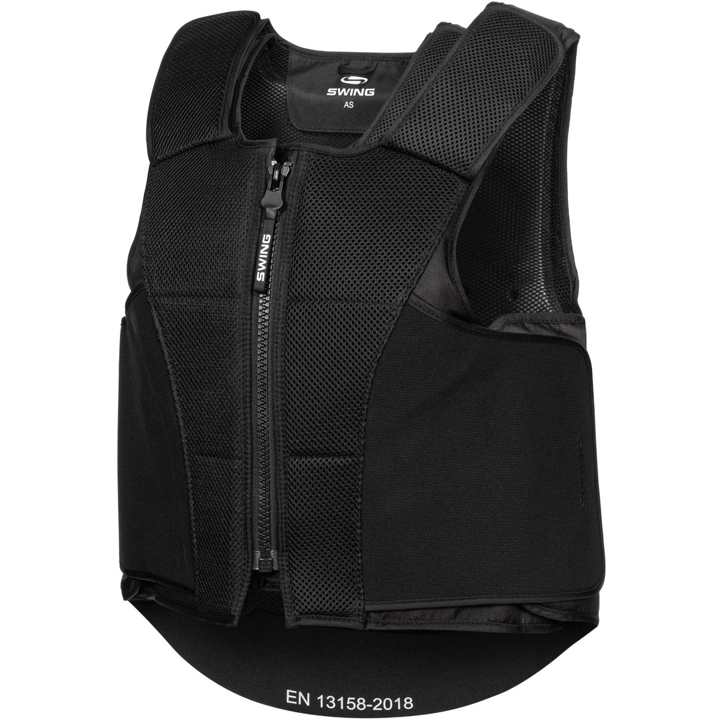 RL24 - Bodyprotektor P24 Max Swing – Protektorenweste – atmungsaktiv, ergonomisch & leicht – Schutzweste für Reiter – 360° Rundumschutz – Unisex Reitweste in Schwarz – für Erwachsene