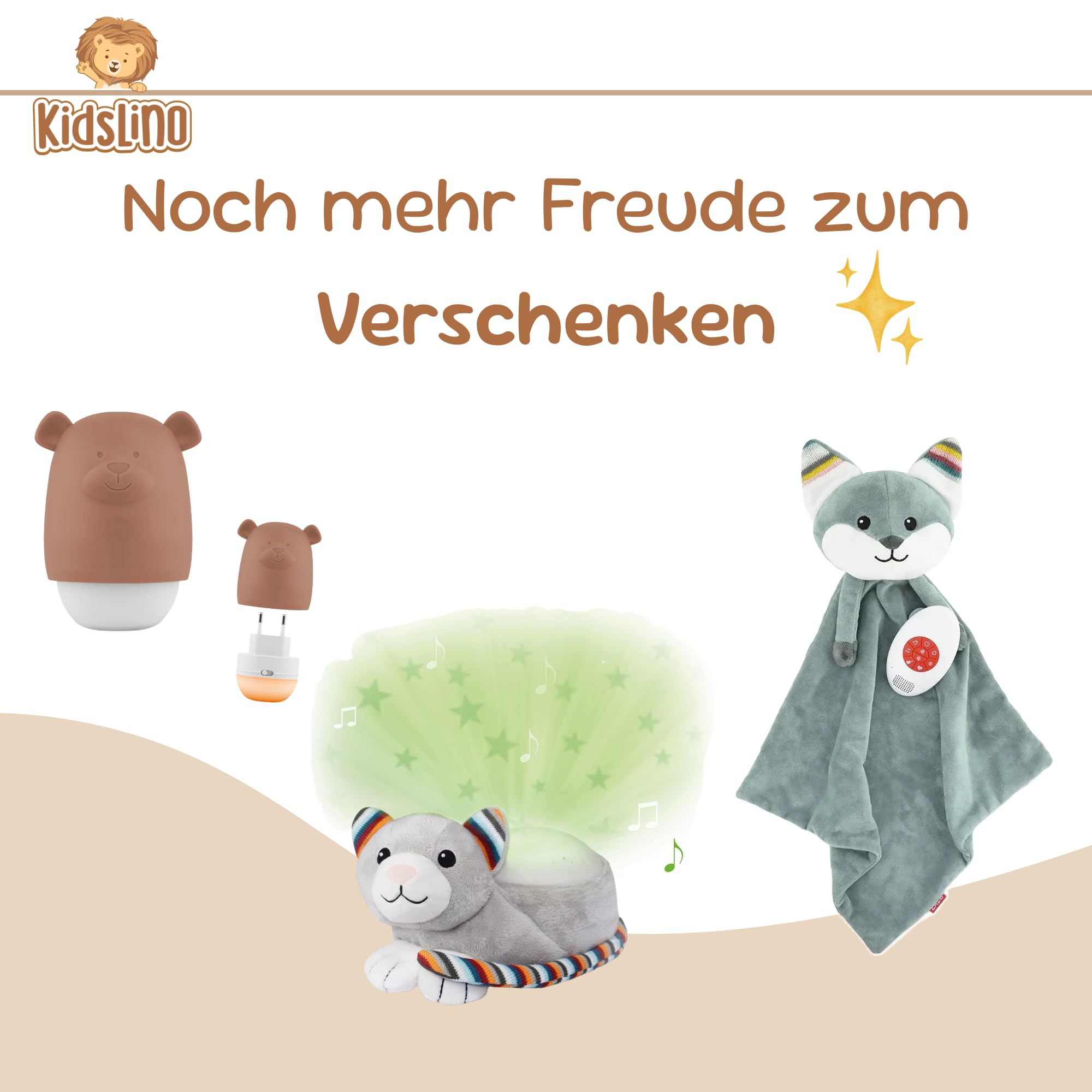 Personalisierter Sternenlicht Projektor Otto – Baby Einschlafhilfe & Nachtlicht Kinder – Beruhigendes Schlummerlicht mit Sternenhimmel – Sanfte Projektion gegen Angst im Dunkeln – Geschenk zur Geburt