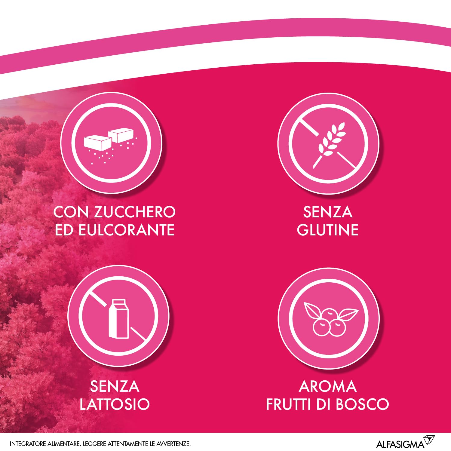 Cistiflux, Integratore a Base di Estratto di Mirtillo Rosso,Cranberry Americano, e D-Mannosio,per Favorire Una Corretta Funzionalità delle Vie Urinarie, 28 Bustine, Gusto Frutti di Bosco