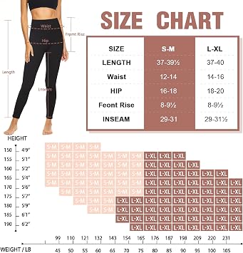 High Waisted Leggings for Women - Tummy Control Yoga Pants for Workout Running Athletic Women's Leggings