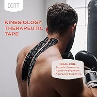 Vista 3 de Cinta de kinesiología atlética precortada, alivio del dolor muscular y soporte articular, algodón elástico de alta calidad, sin látex, resistente