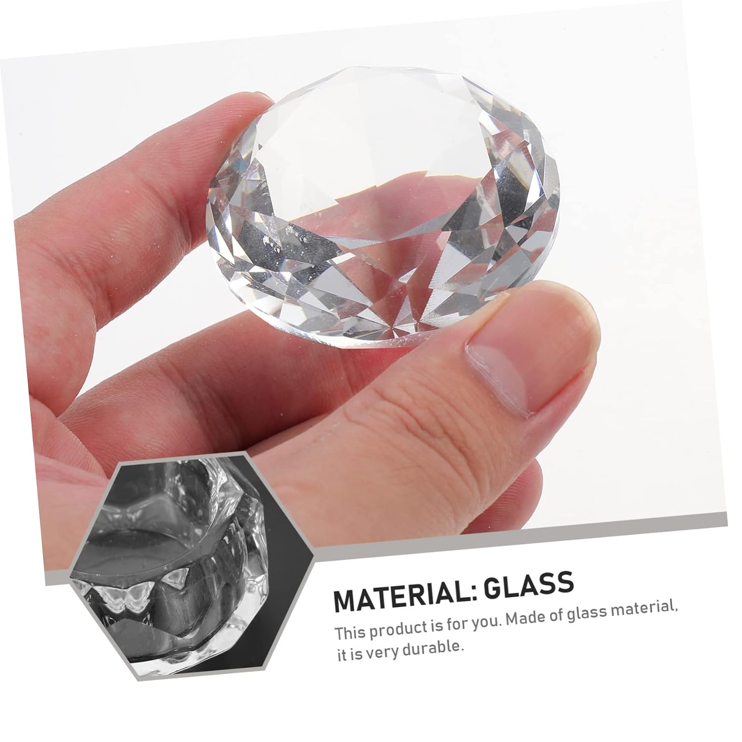 Crystal Nail Art Mixing Cup with Lid Durable Glass Liquid Container for Nail Powder for Professionals and Home Use for Manicure and Diy Projects