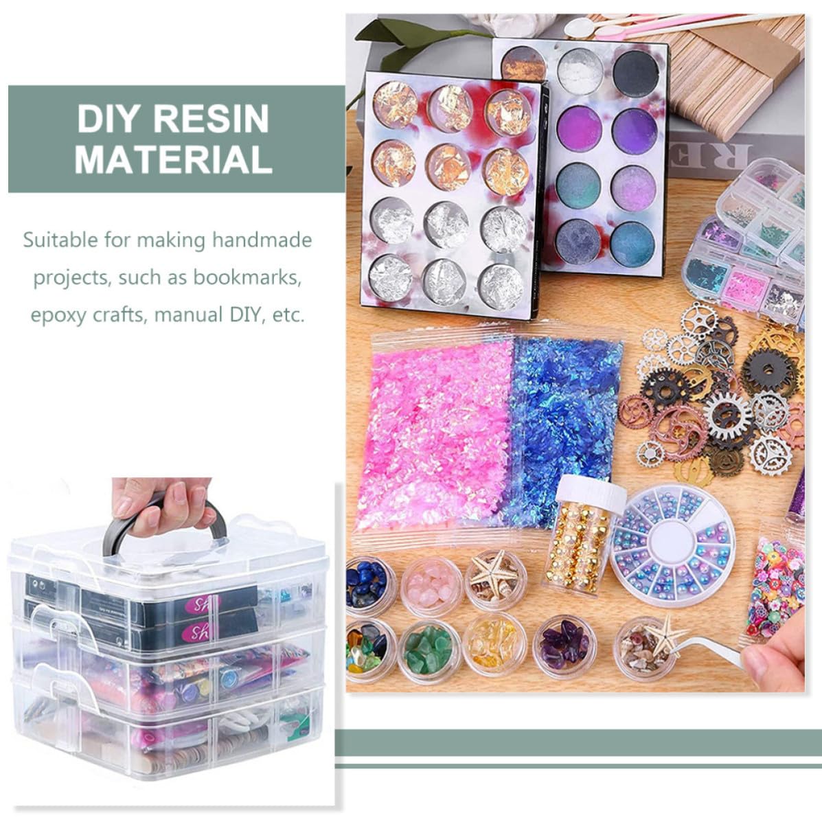 LABRIMP Kit Epossidica per Bricolage Creativo, Accessori