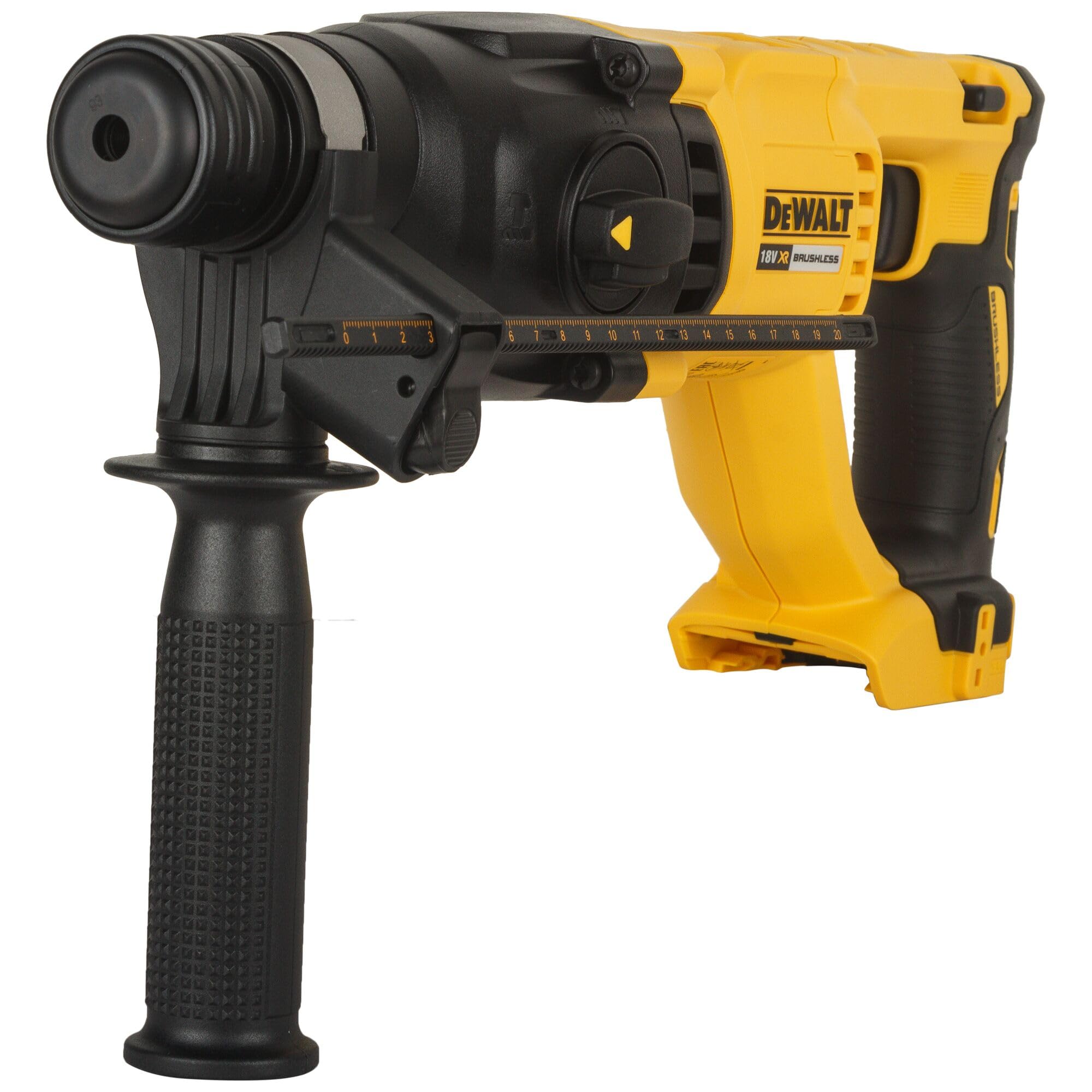 DeWalt Martello Elettropneumatico Brushless XR 18V ​​SDS-Plus 2.6J senza caricabatteria/batteria con custodia TSTAK, Multicolore