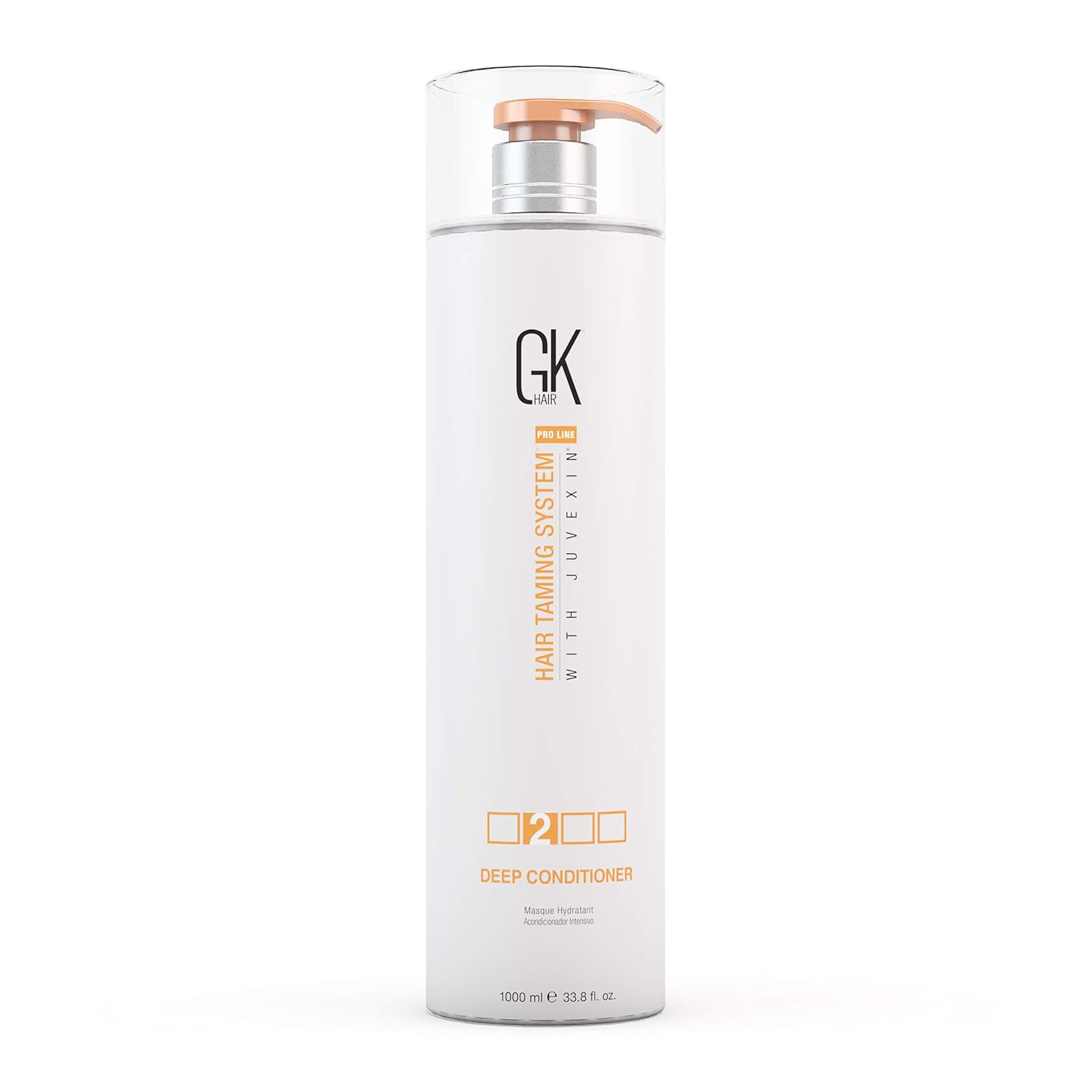 GK HAIR Global Keratin Deep Conditioner Masque (33.8 Fl Oz/1000ml) Intense Hydrating Repair Treatment Mask for Dry Damaged Color Treated Frizzy Hair Restoration Formula with JOJOBA Seed Oils