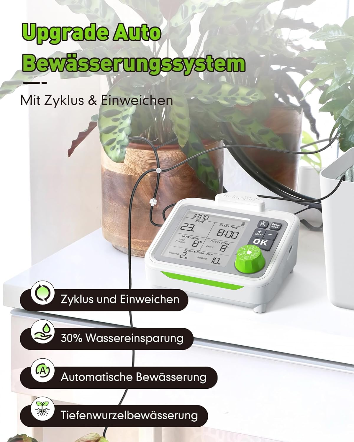 Close-up of check valve installation