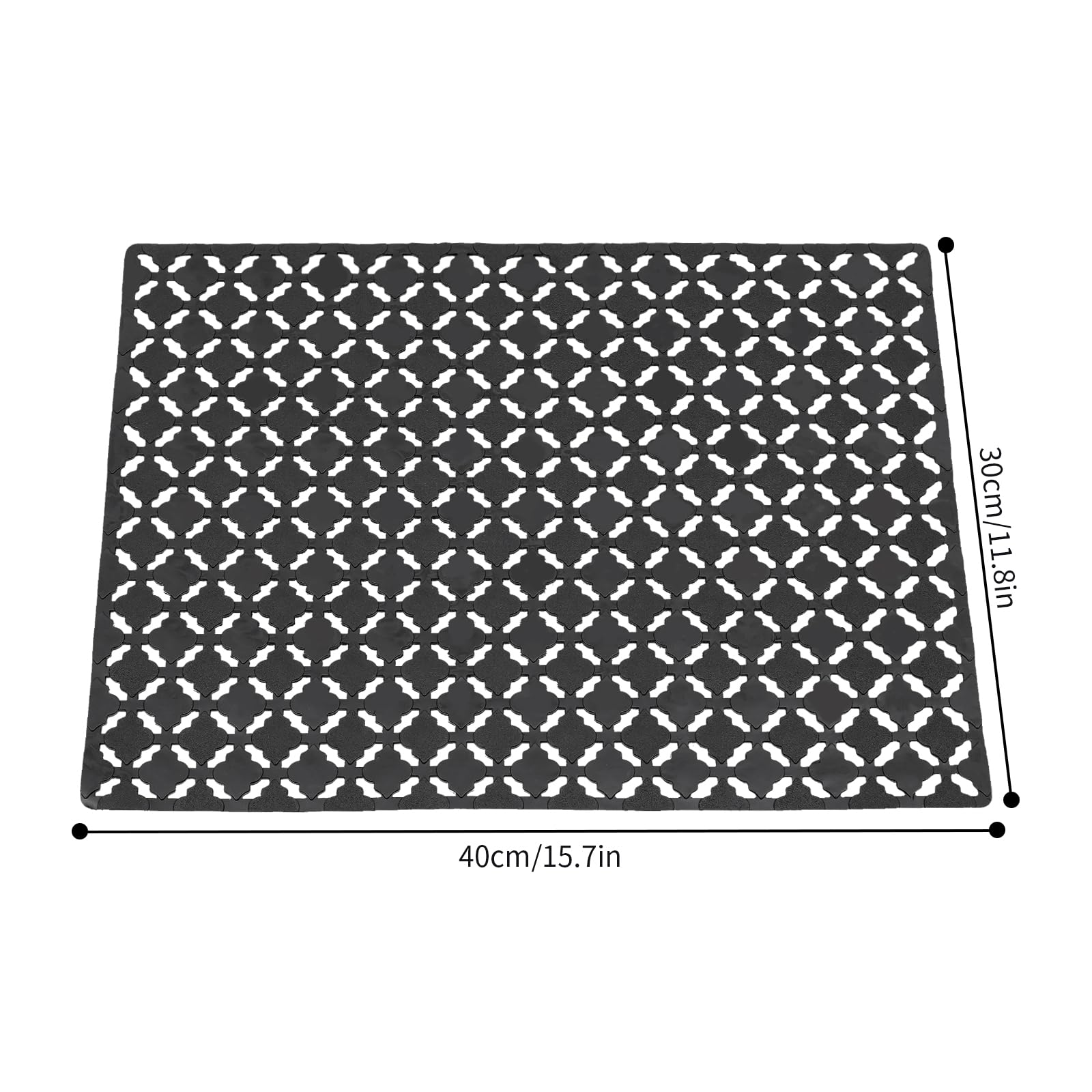 2 Stück Spülbeckenmatte PVC 40x30cm - Antirutsch Schutz Für Küche