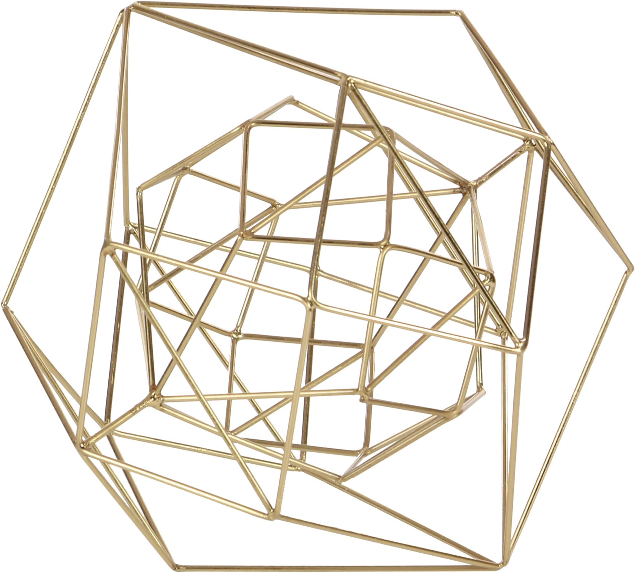 Modern Gold Metal Sculpture