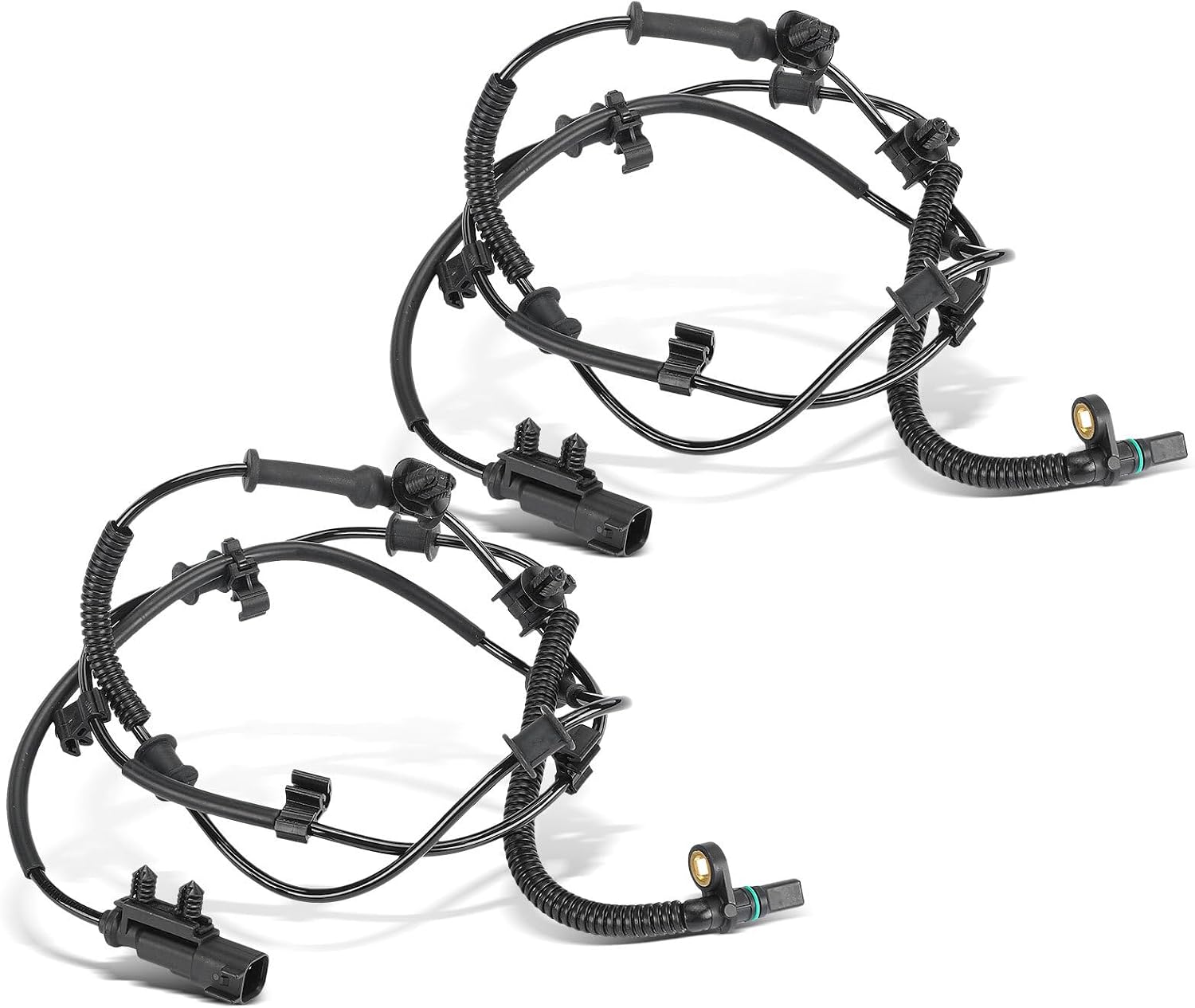 Set of 2 Front ABS Wheel Speed Sensor (Left + Right), Fits for 2023-2025 Jeep Gladiator & 2018-2025 Jeep Wrangler, Replaces OEM 68394210AF, 10340x2