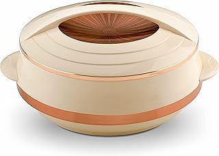 Asian Olympic Inner Steel Casserole, 1600 ml, Rose Gold |PU Insulated| BPA Free | Odour Proof| Food Grade | Easy to Carry | Easy to Store | Ideal for Chapatti | Roti | Serving Casserole