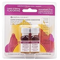 Vista 1 de Candy & Baking Flavoring .125oz 2/pkg-cookies y crema