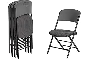 Commercial Grade Padded Folding Chairs for Unmatched Durability and Comfort (Set of 4)