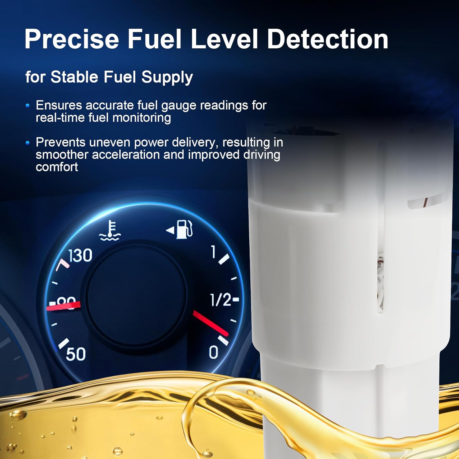 Electric Fuel Pump Assembly (E7138M) Compatible with 1998 1999 2000 2001 Dodge Ram 1500 3.9L 5.2L 5.9L, Ram 2500 5.9L 8.0L, Ram 3500 5.9L 8.0L