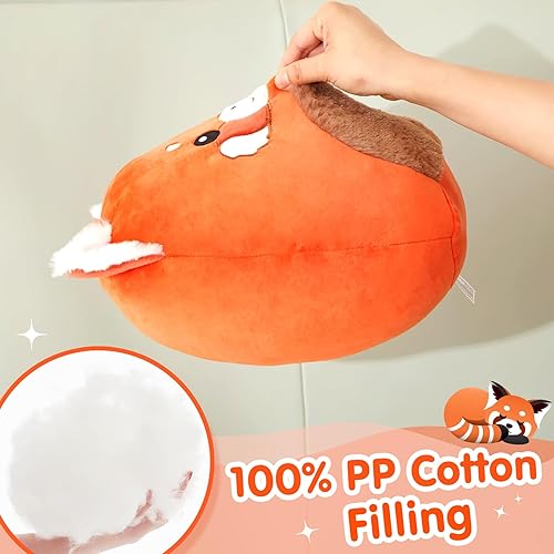 Miniatura 2 de CozyWorld Lindo panda rojo almohada de peluche suave y duradero juguete de peluche para la hora de dormir y jugar para niños y adultos