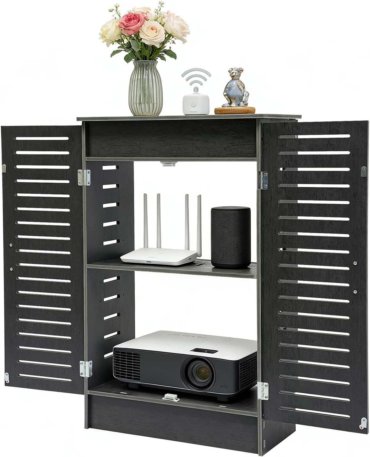 Wifi Box Hider, Ventilation Cable Management WiFi Router Hidden Box