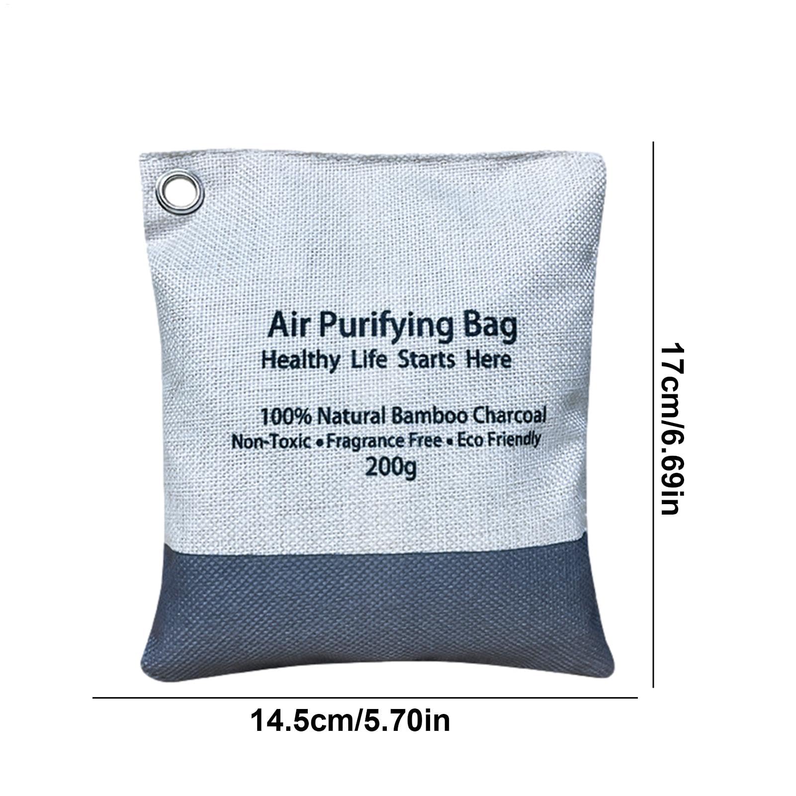 Genérico Charcoal Odor Eliminator, Natural Carbon Bags, Scent Absorber, Home Vehicle Breeze Purifiers, Air Freshener Supplies, (5.71x1.18x6.69 Inches), Ideal For Deodorizer, Study Room, Closet